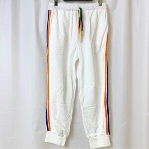 HALARA Multi-Coloured White Jogger Sweatpants